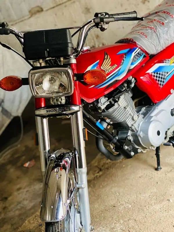 honda cg 125 2024 zero meter condition first owner karachi number 10