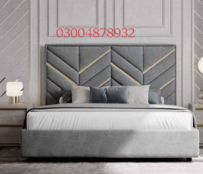 wooden bed/gloss paint bed set/luxury bed/king size bed/double bed 19