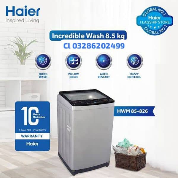 Haier HWM 85-826 - Series Top Loading-Haier Pakistan 0