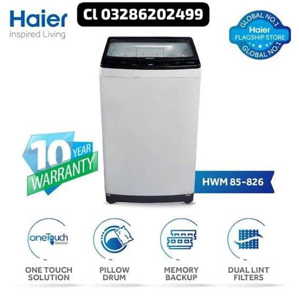 Haier HWM 85-826 - Series Top Loading-Haier Pakistan 1