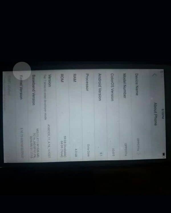 oppo f1s 4/64 mobile for sale 4