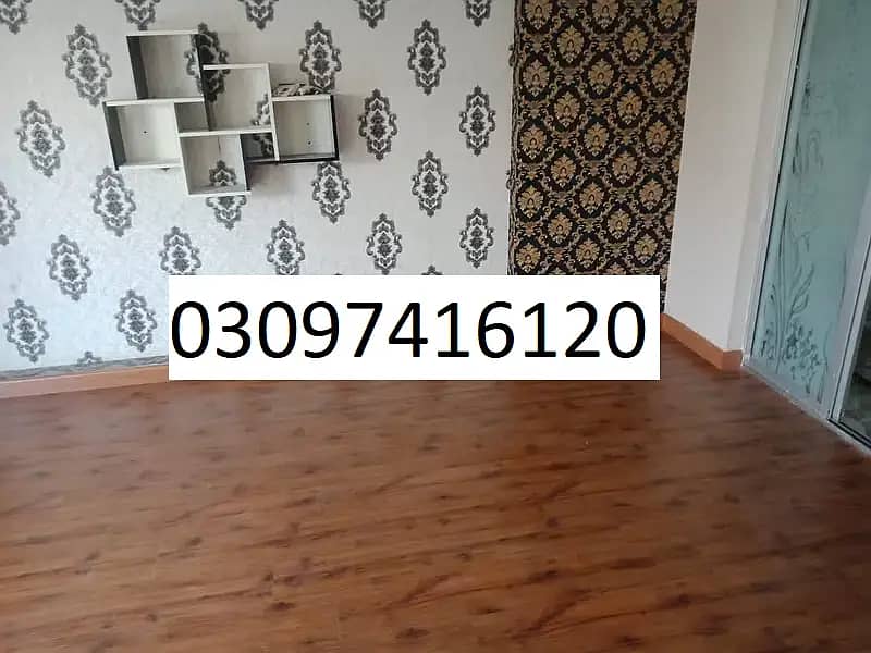 wooden floor vinyl floor / Window Blinds Roller Blinds / wallpaper 4