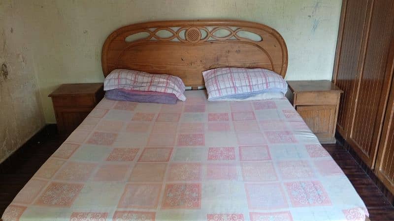 bed set with side tables, dressing mirror,wardrobe,sofa,chairs 0