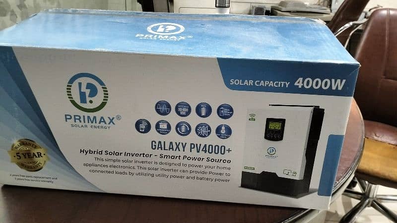 Primax solar inverter. Galaxy pv 4000 3kw 0