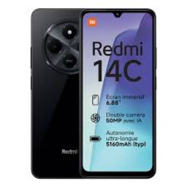 Redmi 14c,Black Colour,6/128 0