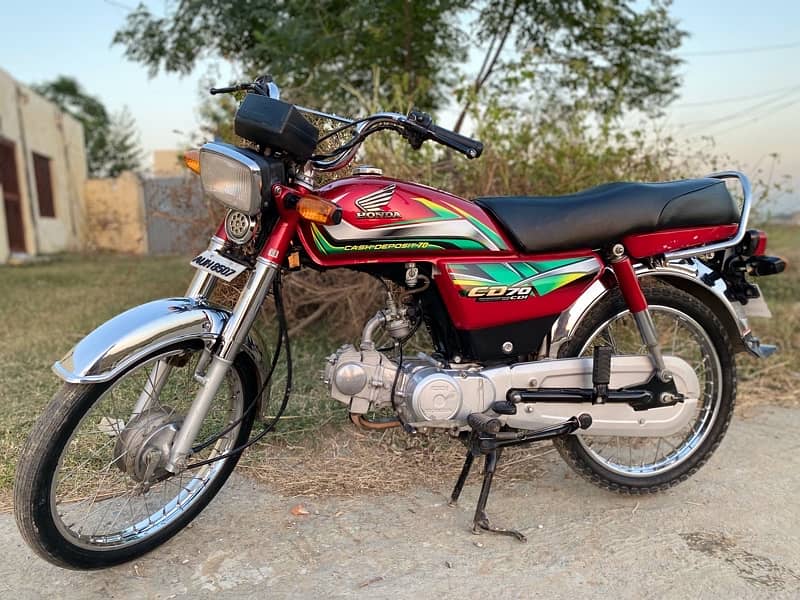 honda 70 21 /22 model punjab register 1