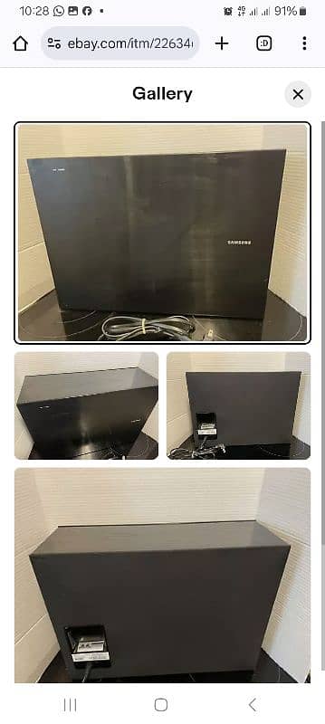 SAMSUNG SUBWOOFER PS-WJ7500 0