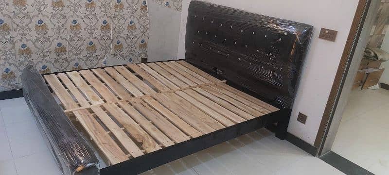 Brand New King Size Bed With New Matress Watsapp Only 03004252020 0