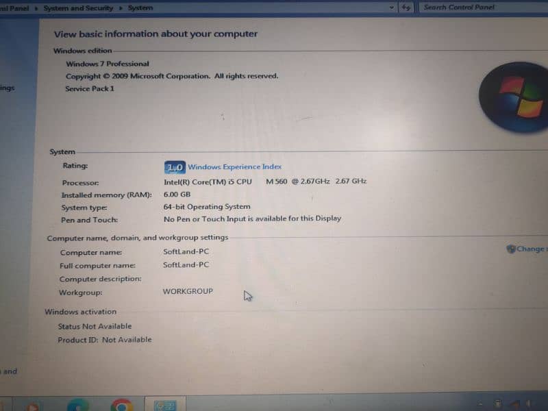 good condition 6 gb ram core i3 64bit 0