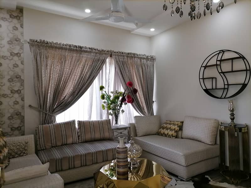 I Ma Direct Owner Of House - 8 Marla Corner Furnished Double Unit House Available. For Sale In Faisal Town F-18 On Main Double Road Islamabad. 30