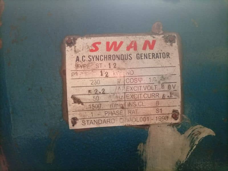 Engine Gernatar 22 Hp & 12 kVA Moter 10