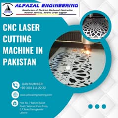 CNC Laser Cutting Service | Design in Metal | Alfazal engineering