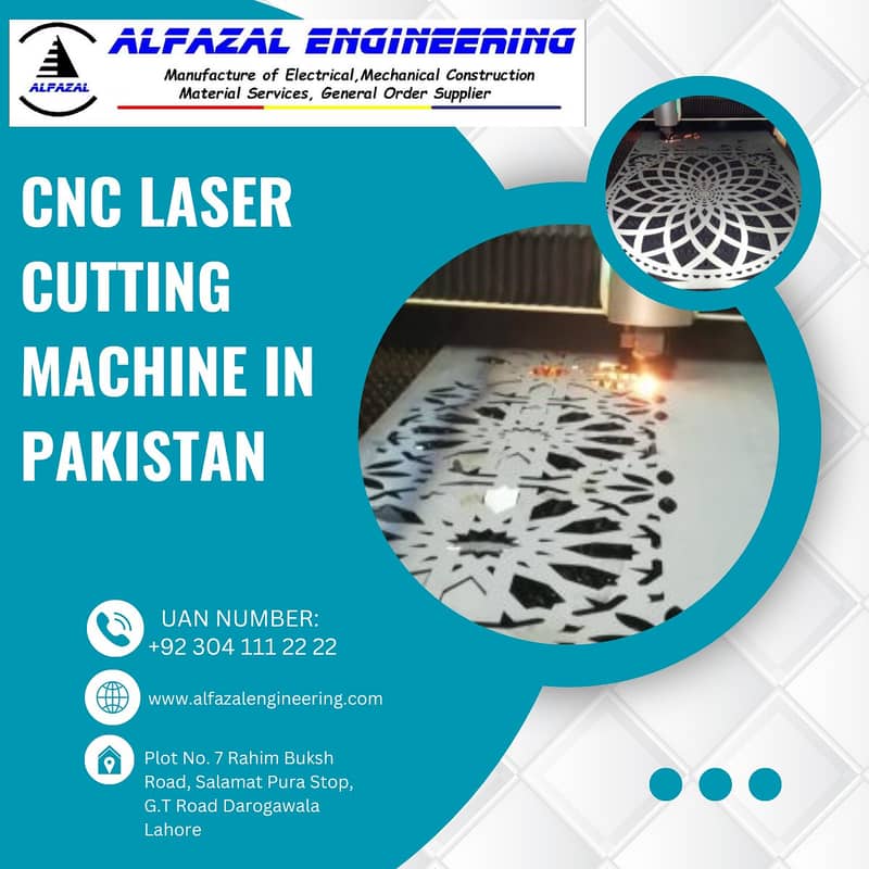 CNC Laser Cutting Service | Design in Metal | Alfazal engineering 0