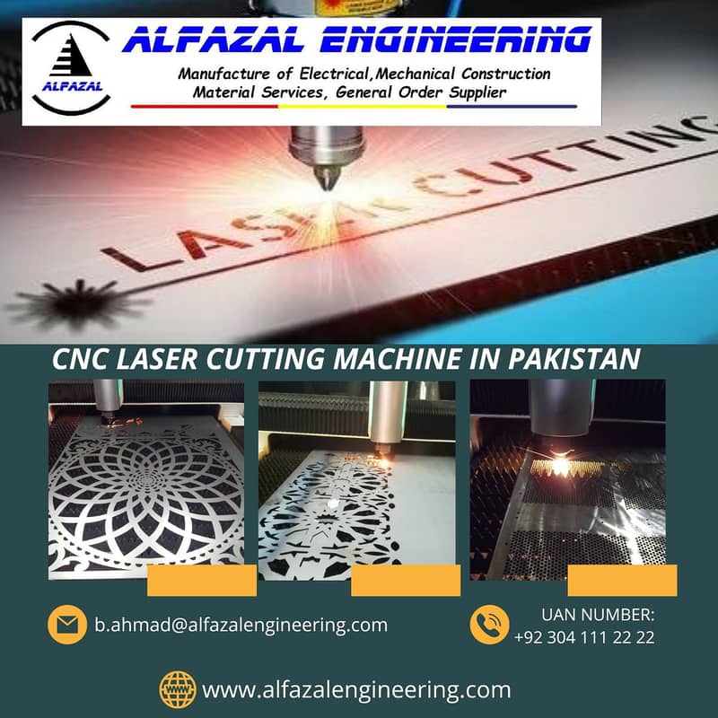 CNC Laser Cutting Service | Design in Metal | Alfazal engineering 1