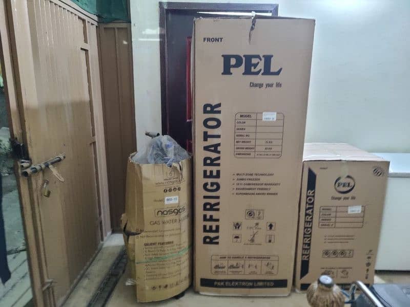 2 Refrigerator+geezer brand new 03064395139 0