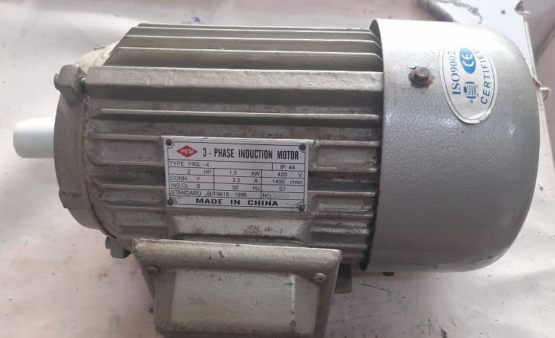 Have Motor 3 Phase 2 H. P 0