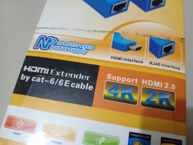 HDMI Extender (CAT-6 Supported) 1