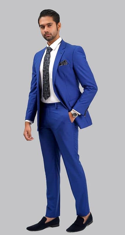 Pent Coat, Suit, 2/two piece, Royal Blue 34 size 0