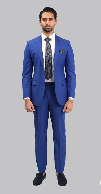 Pent Coat, Suit, 2/two piece, Royal Blue 34 size 2