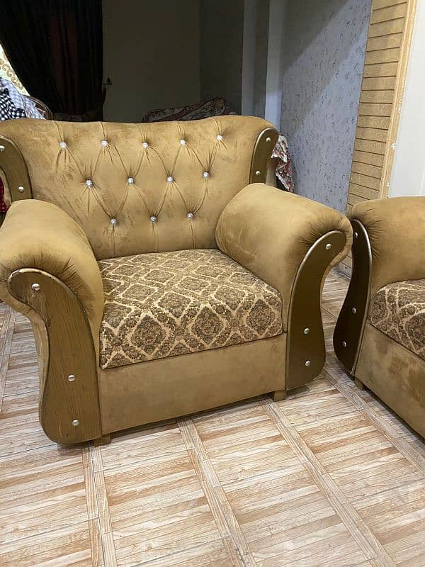 Only 6 seater Sofa set for sale (No Table Included) 1