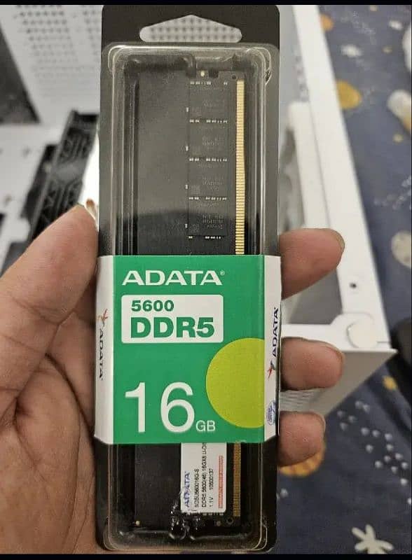 adata 16gb ddr5 5800mhz ram and other components 0