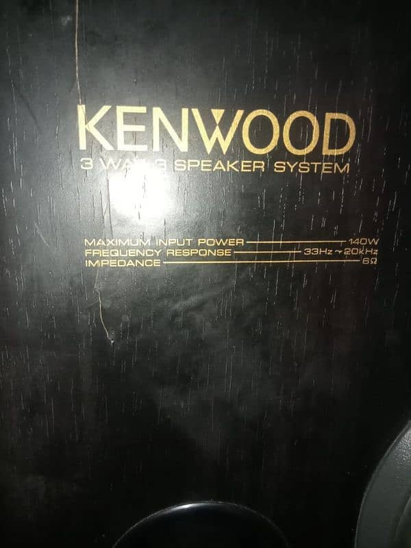 kenwood speaker out class sound 1