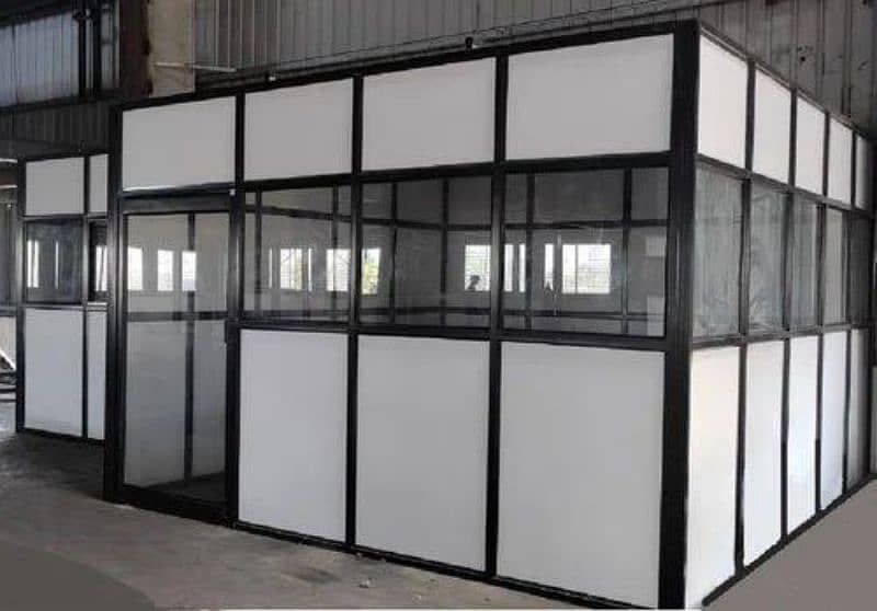 office cabins/ partition walls / glass cabins / cement board walls 1