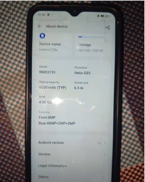 Realme C25s 4gb 128gb 4