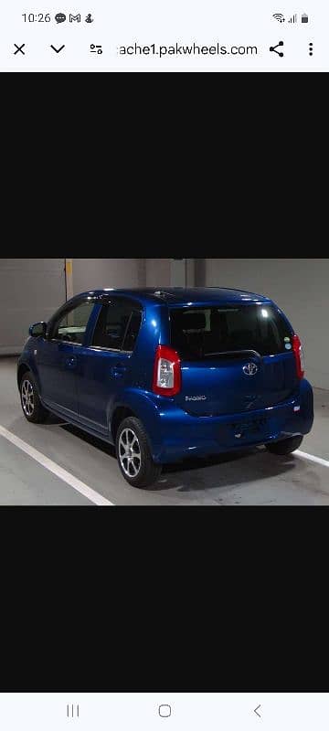 Toyota Passo 2015 XG VARIANT SPARKLING ELECTRIC BLUE PEARL COLOUR 1