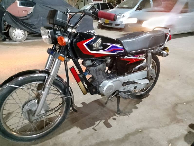 honda CG 125 model 2017 Karachi number 10