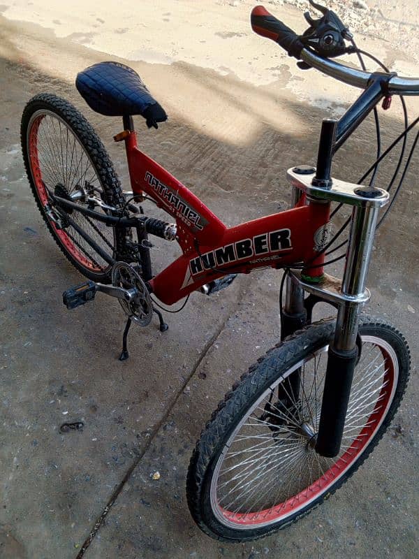 whelling cycle only 1 month used urgent sale both Tyres are new 5