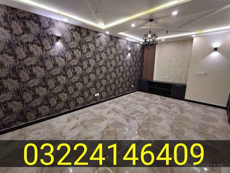 Non-woven Wallpaper, Mural wall pictures, wooden floors, window blinds 3