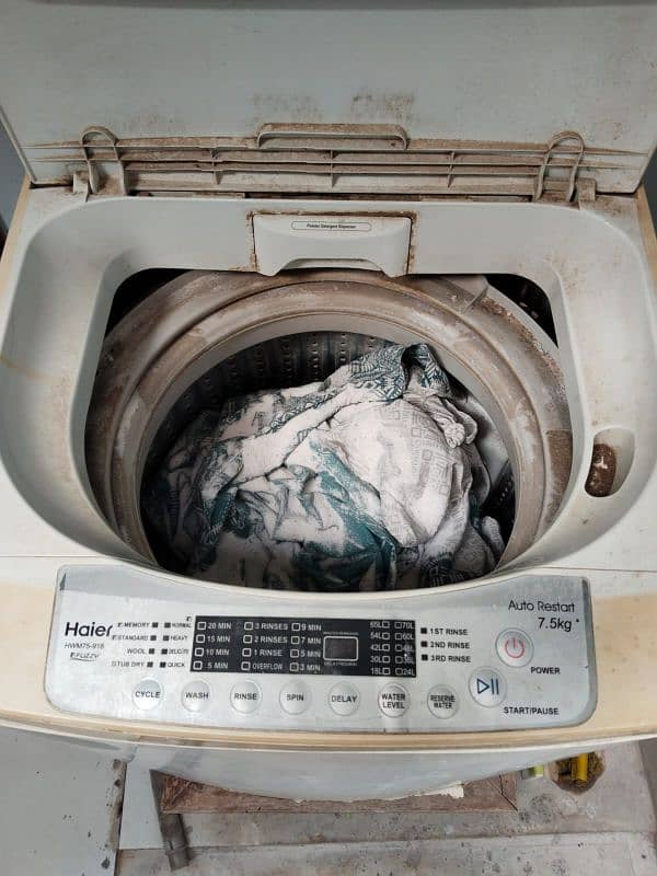 haier washing mechine 7.5 kg 2