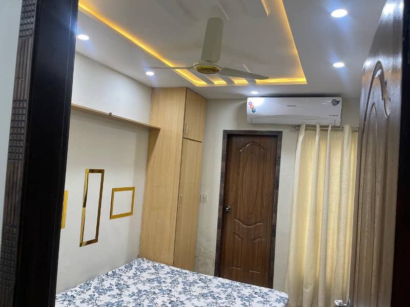 Fully Furnished Flat For Sale Near Emporium Mall Lahore Subhan Plaza Block H3 Johar Town 1