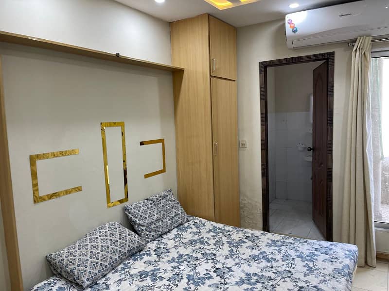 Fully Furnished Flat For Sale Near Emporium Mall Lahore Subhan Plaza Block H3 Johar Town 11