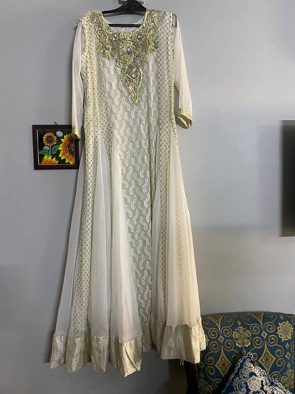 Full Long Chiffon Frock for sell 1