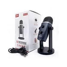 New BM 800 V8 Mic with stand vlogging kit led light lavalier mic 17