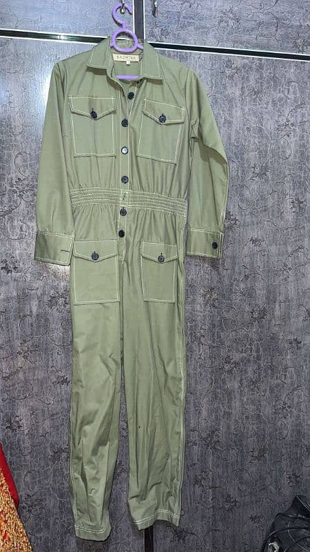 olive beautiful jumpsuit 0