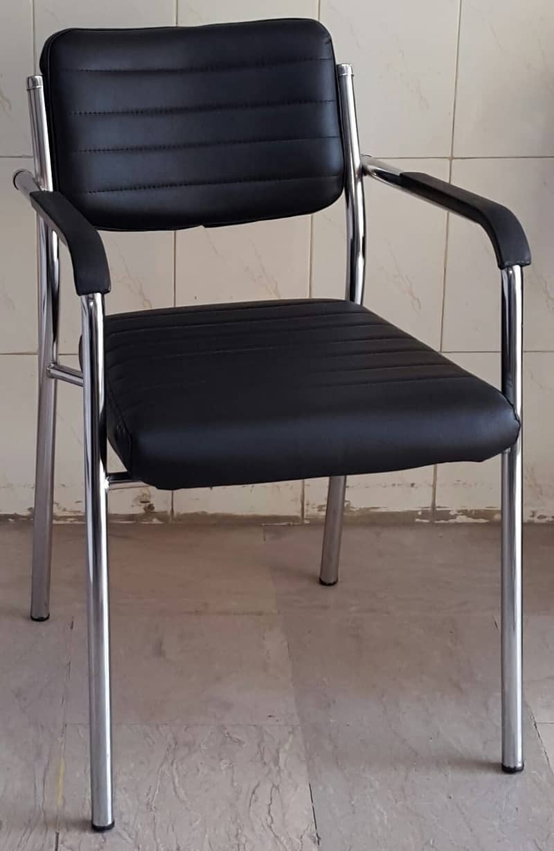 Office Visitor Chairs|Chairs| Iron Frame Chairs 5