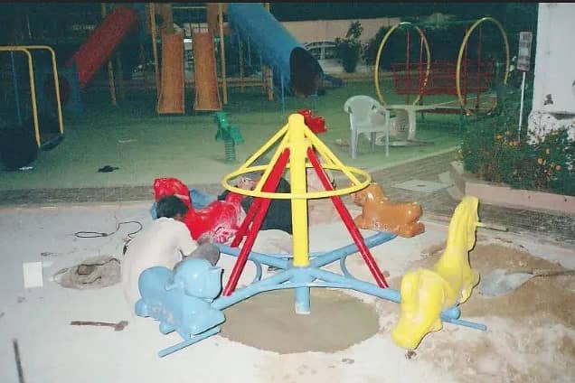 Playground equipment | Garden Metal swing jhola | Slides| Seesaw 6