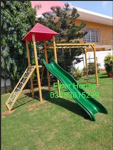 Playground equipment | Garden Metal swing jhola | Slides| Seesaw 11