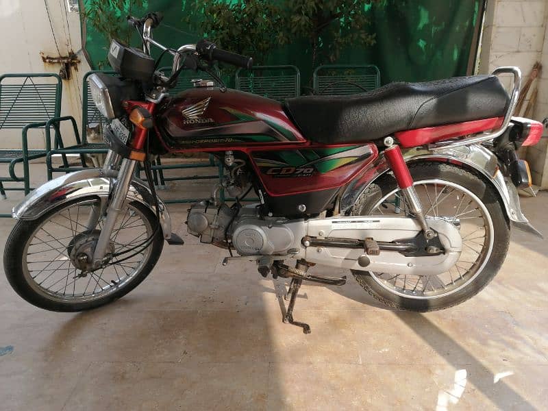 Honda CD 70 Just like a new bike only used for home to office purpose 1