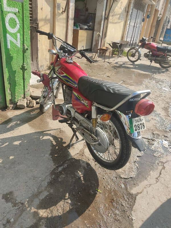 Honda CG 125 model 2017 biometric available 10