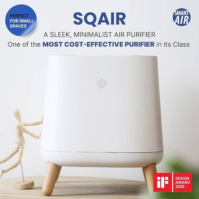 Sqair Air Purifier - with 99.97% H13 HEPA: Effective Air Purifier 0