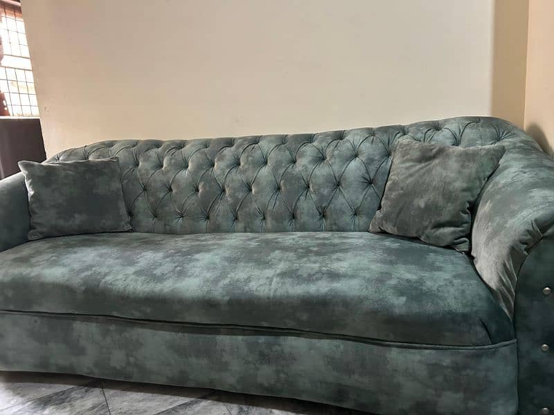 royal sofa quilted set self printed Milty foam 2