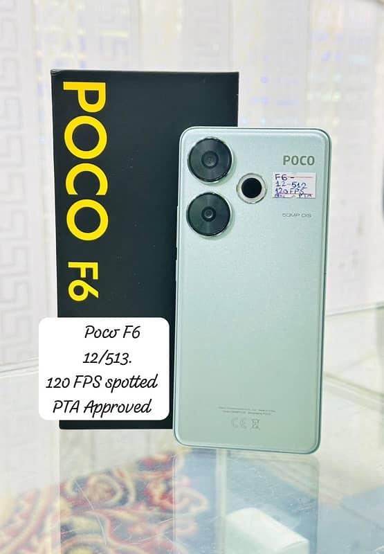 poco F6 12/512 120 FPS gaming phone pta approved 0