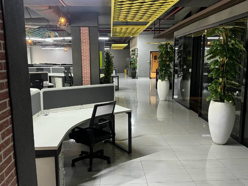 8000 SQUARE FEET PLAZA FLOOR IS AVAILABLE FOR RENT IN MAIN BOULVERED GULBERG 5