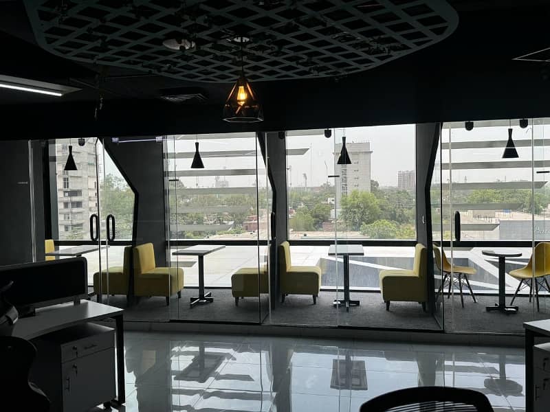 8000 SQUARE FEET PLAZA FLOOR IS AVAILABLE FOR RENT IN MAIN BOULVERED GULBERG 9