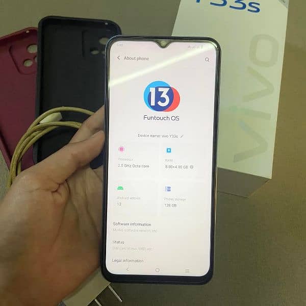 Vivo Y33s 8+4/128 Gb urgent Sale 1