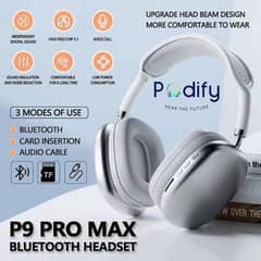 P9 Pro Max Wireless Bluetooth Headphones with Box Packing